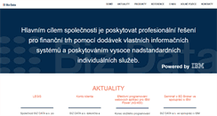 Desktop Screenshot of bizdata.cz